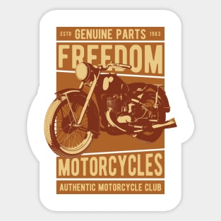 Freedom motocycle Sticker